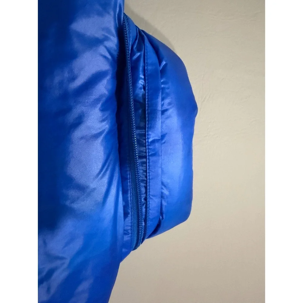 Marmot Puffer Jacket Mens S Blue Down Insulated Quilted Full Zip Outdoor